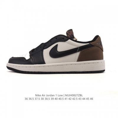 Corporate-grade, top-grain leather Nike Jordan Air Jordan 1 Low Aj1, a retro, c
