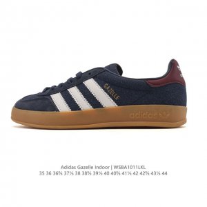 Adidas Originals Gazelle Indoor Retro Trefoil Transparent Rubber Sneakers - Clas