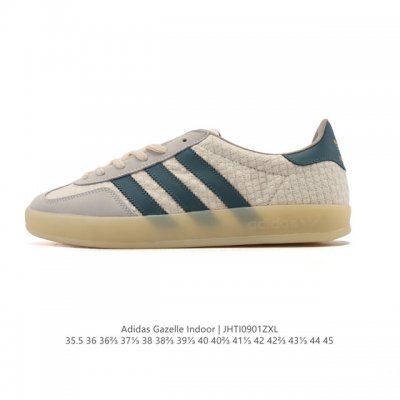 The adidas Originals Gazelle Indoor Retro Trefoil Non-slip Transparent Rubber Sn