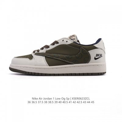 Authentic Nike Air Jordan 1 Low Og Sp Military Blue Aj1 Joe 1 Inverted Hook 2025