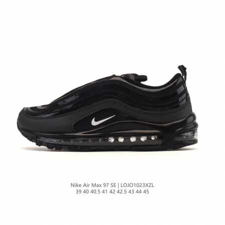 Company Grade Nike Air Max 97 Se Cushioned Men's Running Shoes, Thick Sole, Heig - Click Image to Close