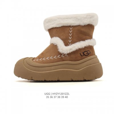 Factory Grade Authentic Ugg Snow Boots, Retro Women's High-Top Sneakers with La