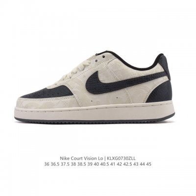 Special Price Nike Court Vision Low, a retro, low-top basketball sneaker for men