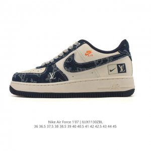 Nike Air Force 1 '07 Low, a versatile, platform, low-top, casual athletic sneak