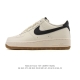 Nike Air Force 1 '07 Low, a versatile, platform, low-top white sneaker with cus