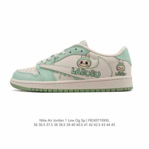 a genuine, company-grade, top-grain leather Nike Air Jordan 1 Low OG Sp Military