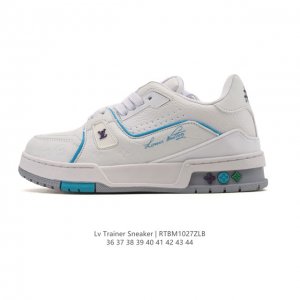 Louis Vuitton Trainer Sneaker Low, a stylish and trendy platform sneaker for men