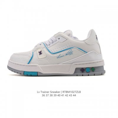 Louis Vuitton Trainer Sneaker Low, a stylish and trendy platform sneaker for men