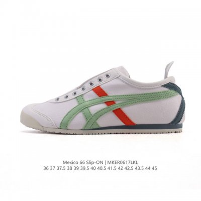 Authentic ASICS Onitsuka Tiger Mexico 66 Slip On Retro fashion comfortable breat