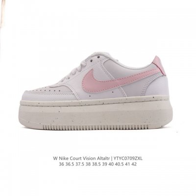 Nike Nike Court Vision Alta Ltr Thick-soled Heightened Sports Sneakers. Stylish