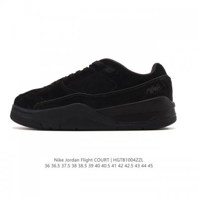 Nike Jordan Flight Court Fashionable Casual Non-Slip Durable Low-Top Sneakers Re