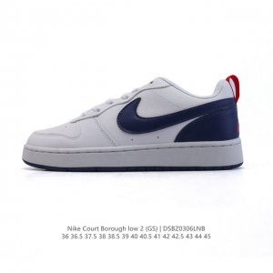 80 Nike Court Borough Low 2 Gs Bq5448 36-45 Dsbz0306Lnb