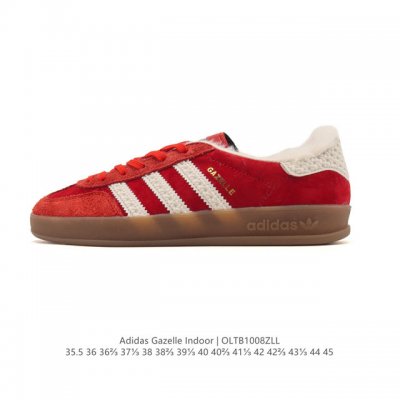 Adidas Originals Gazelle Indoor Retro Trefoil Transparent Rubber Sneakers - Clas