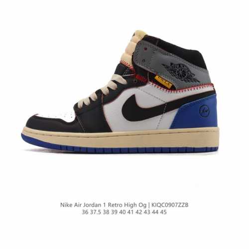 Nike Air Jordan 1 Mid basketball shoes for men and women, stylish and lightweig