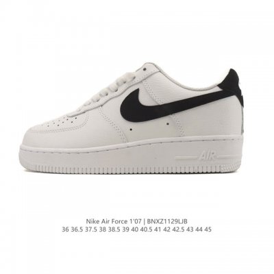 Nike Air Force 1 '07 Low, a versatile, platform, low-top, casual athletic sneak