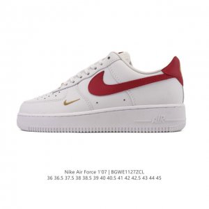 Nike Air Force 1 '07 Low, a versatile, platform, low-top, casual athletic sneak