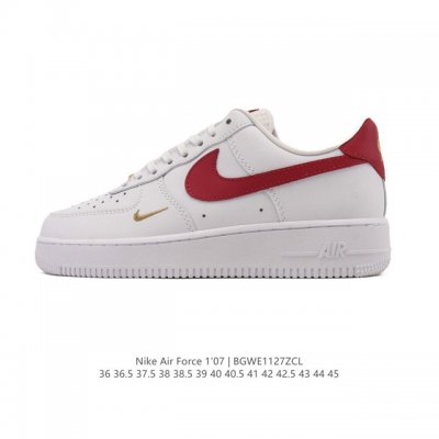 Nike Air Force 1 '07 Low, a versatile, platform, low-top, casual athletic sneak