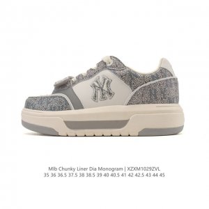 Company-grade Mlb Chunky Liner Mid popular item, lightweight platform sneakers,