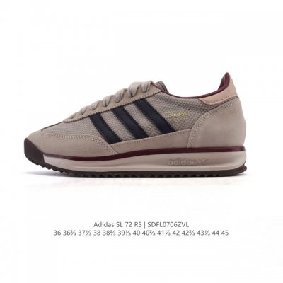 Adidas Sl 72 Shoes Classic Retro Thin-soled Sneakers T-toe Shoes Clover Retro C