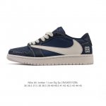 Company-Level Genuine Nike Air Jordan 1 Low Og Sp Military Blue Aj1 Joe 1 Revers