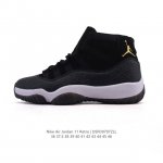 Nike Air Jordan 11 Retro Men's and Women's Sports Shoes Aj11 Classic design, lo