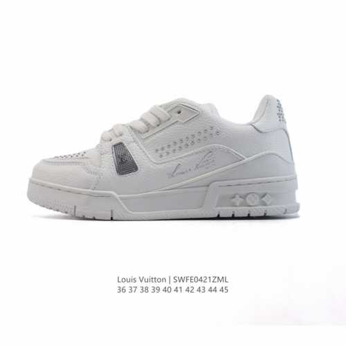 Louis Vuitton Lv 3D Logo Lv Louis Vuitton Trainer Sneaker Low 36-45 Swfe0421Zml