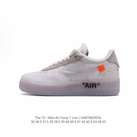 Nike OFF-WHITE x Air Force 1 OW AIR AD4606 36 36.5 37.5 38 38.5 39 40 40.5 41 4 - Click Image to Close