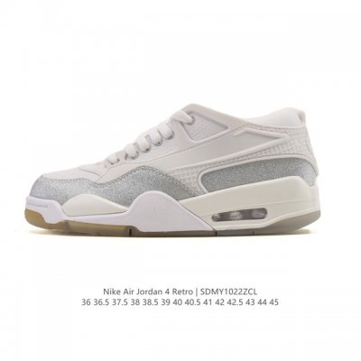 Company Grade Nike Air Jordan 4 Retro Og Michael Jordan AJ4 Low-Top Retro Casual