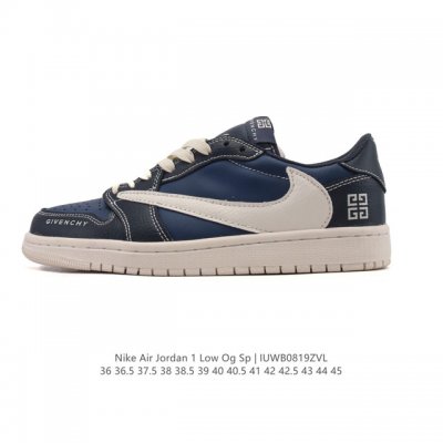 Nike Air Jordan 1 Low Og Sp Military Blue Aj1 Air Jordan 1 reverse hook 2025 new