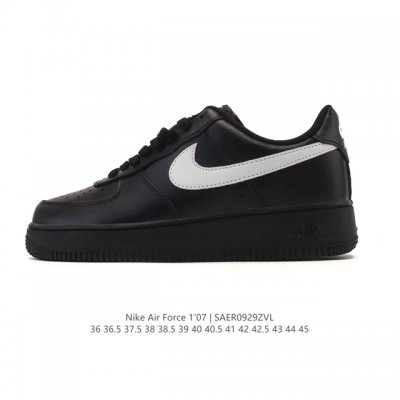 Nike Air Force 1 '07 Air Force One white cushioned low-top, versatile, thick-so