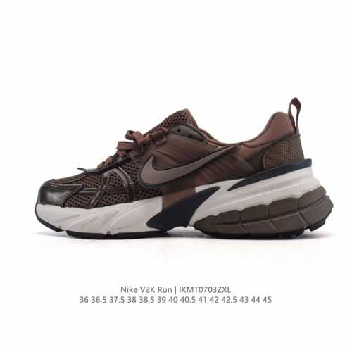 Nike V2K Run shock-absorbing and non-slip retro low-top sports running shoes are
