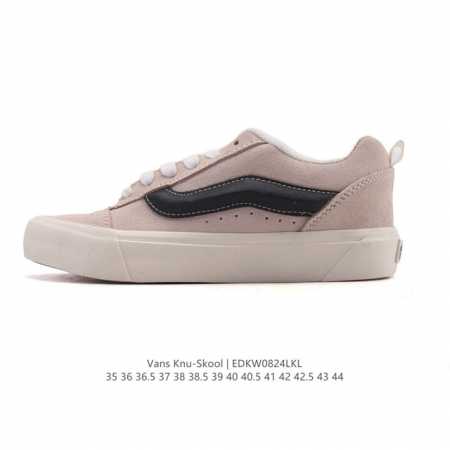 Vans Knu-Skool Vr3 Lx loafers with leather uppers. Camp Julian series low-top r - Click Image to Close