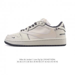 Company-level first-layer leather genuine Nike Air Jordan 1 Low Og Sp Military