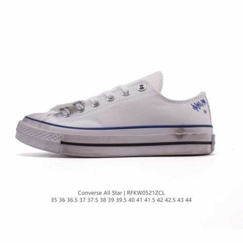 converse Little White Shoes Low-Top Men's And Women's Sports Shoes Converse A