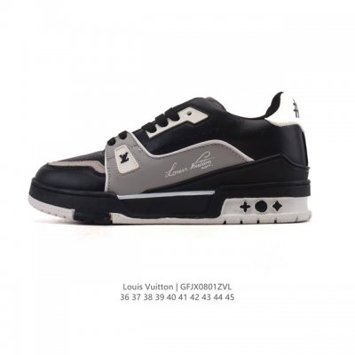 Louis Vuitton LV Louis Vuitton sneakers are fashionable, trendy, thick-soled, an