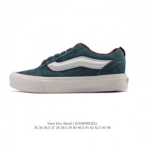 Vans Knu-Skool Vr3 Lx loafers with leather and canvas uppers. Camp Julian Serie