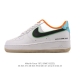 Nike Air Force 1 '07 Low, a versatile, platform, low-top white sneaker with cus