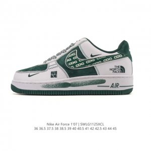 Company-grade Nike Air Force 1 '07 Low, 2025 new model, thick-soled, height-inc