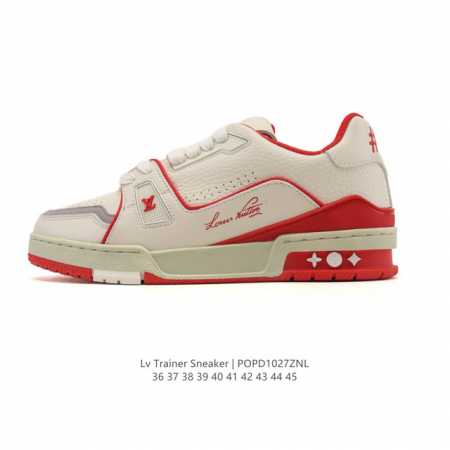 Louis Vuitton Trainer Sneaker Low, a stylish and trendy platform sneaker for men - Click Image to Close