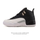 Nike Air Jordan 12 Retro Basketball Shoes, genuine carbon fiber with air cushio
