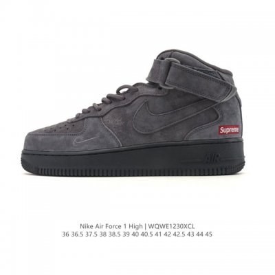 Factory Grade Nike Air Force 1 '07 Low, 2025 High-Top Velcro Thick Sole Height-