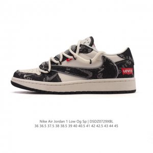 Company-grade authentic Nike Air Jordan 1 Low Og Sp Military Blue Aj1 Air Jordan