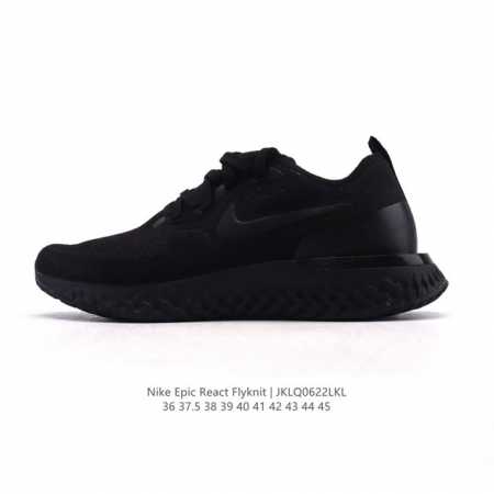 New Nike Epic React Flyknit foam particle woven cushioning casual shoes mesh sho - Click Image to Close