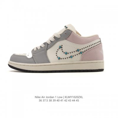 Nike Air Jordan 1 Low AJ1, a low-top retro-style casual basketball shoe. Inspire