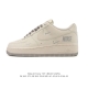 Nike Air Force 1 '07 Low, a versatile, platform, low-top white sneaker with cus