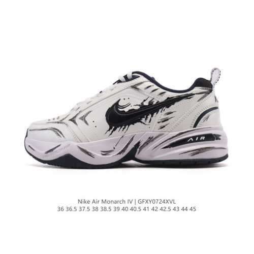 Corporate Nike Air Monarch IV men's and women's training shoes, thick-soled dad