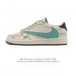 Authentic Nike Air Jordan 1 Low Og Sp Military Blue AJ1 Jordan 1 Reverse Swoosh