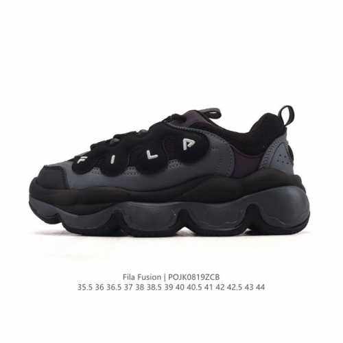 Company-level Fila men's and women's dad shoes, the Fila Fusion thick-soled, hei