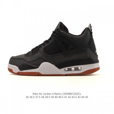 Nike Air Jordan 4 Retro Og Michael Jordan AJ4 Low-top Retro Casual Sports Baske