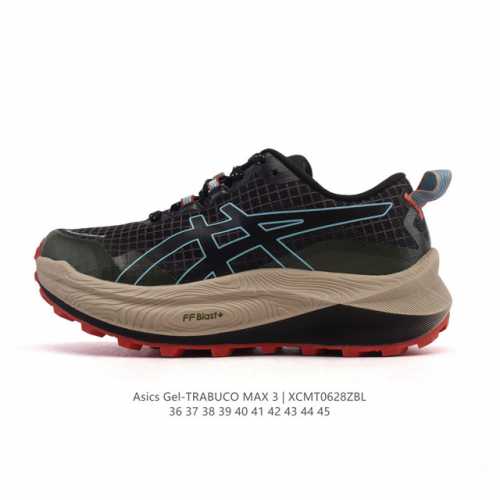 New product company-level Asics Trabuco Max 3 unisex running shoes thick-soled